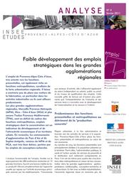 Faible développement des emplois stratégiques dans les grandes agglomérations régionales. | ADAOUST (Sylvain)