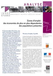 Zones d'emploi : des économies de plus en plus dépendantes des populations présentes. | BELLE (Rémi)