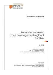 Le foncier en faveur d'un aménagement régional durable : avis. | BARROIS (Mathieu). Rapp.