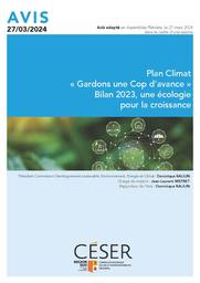 Plan Climat « Gardons une Cop d’avance » : bilan 2023, une écologie pour la croissance. | Dominique Raulin